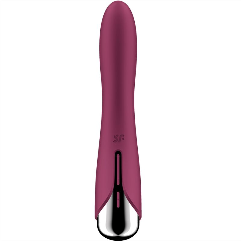 SATISFYER VIBRATOR SPINNING VIBE 1 VIBRATEUR ROTATEUR G-SPOT ROUGE — vue alternative