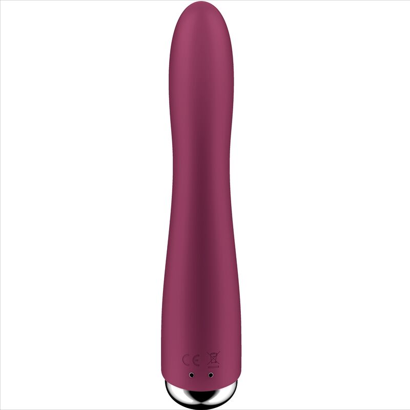 SATISFYER VIBRATOR SPINNING VIBE 1 VIBRATEUR ROTATEUR G-SPOT ROUGE — vue arrière