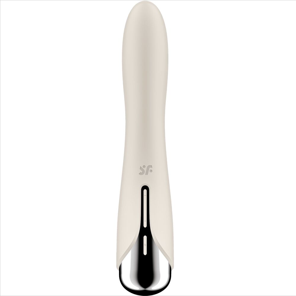 SATISFYER VIBRATOR VIBRATEUR ROTATEUR SPINNING VIBE 1 G-SPOT BEIGE — vue détaillée