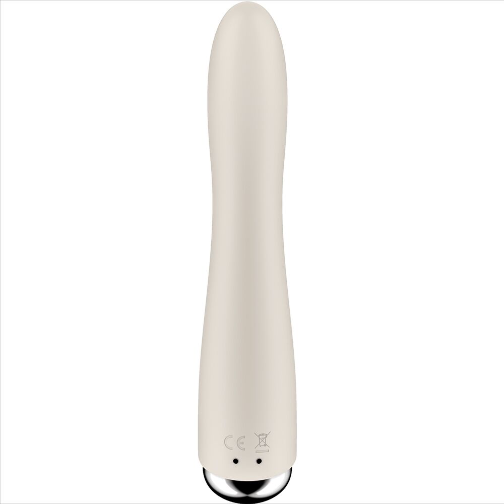 SATISFYER VIBRATOR VIBRATEUR ROTATEUR SPINNING VIBE 1 G-SPOT BEIGE — vue alternative