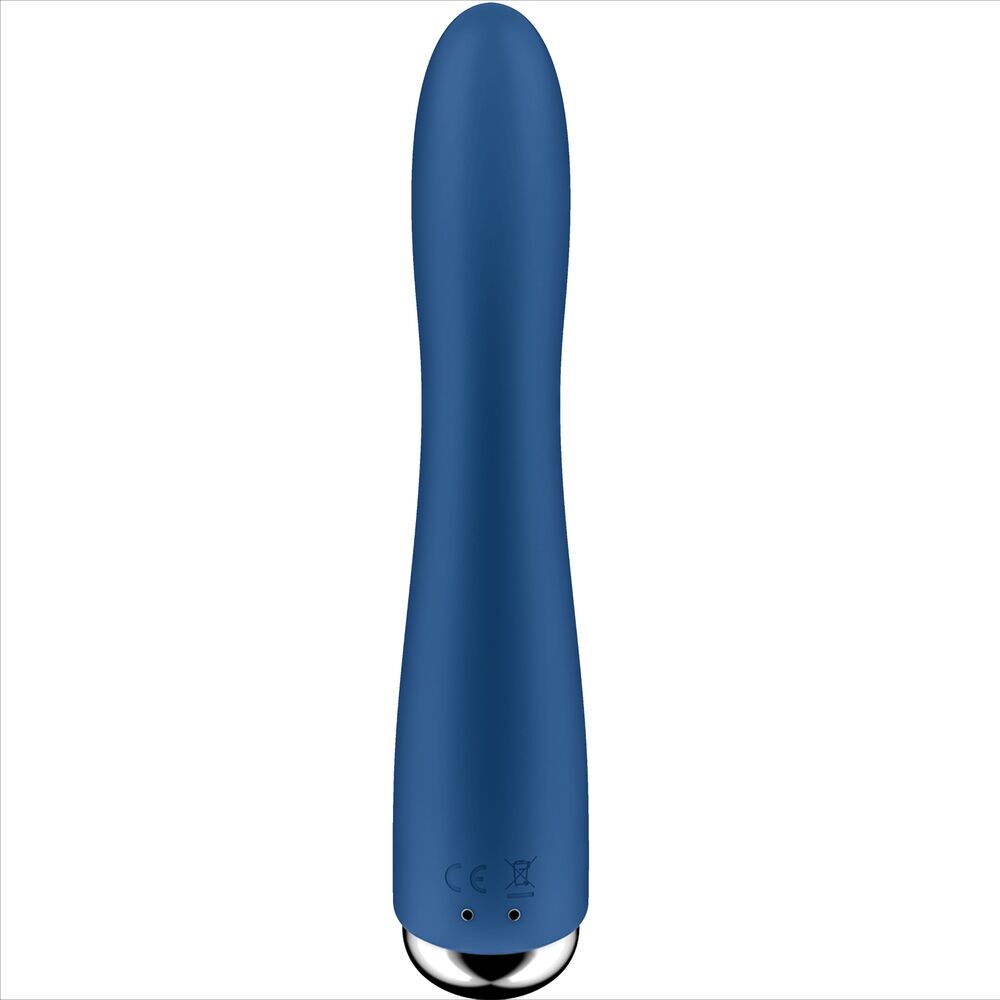 SATISFYER - Vibrateur Rotateur Bleu Spinning Vibe 1 G-Spot