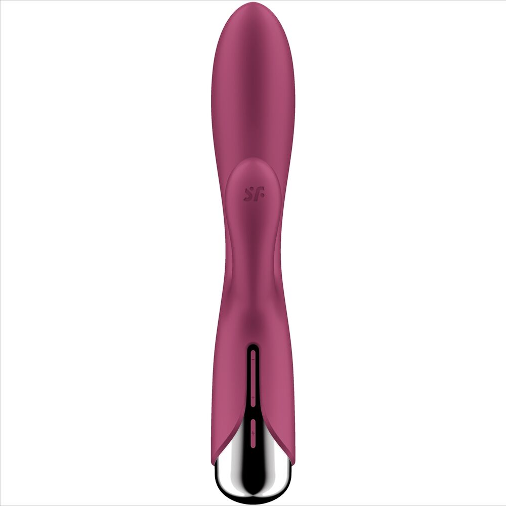 SATISFYER VIBRATOR Spinning Rabbit 1 Clitoris Stimulation Point G Rouge — vue détaillée