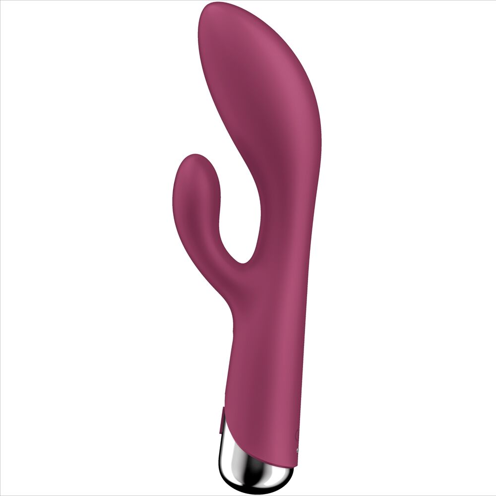 SATISFYER VIBRATOR Spinning Rabbit 1 Clitoris Stimulation Point G Rouge — vue arrière
