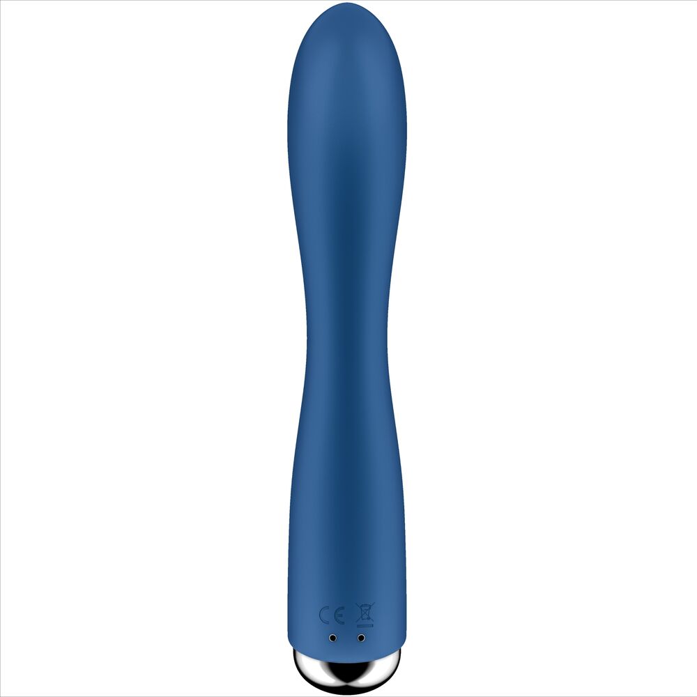 SATISFYER VIBRATOR Spinning Rabbit 1 Clitoris Stimulation Point G Bleu — vue arrière
