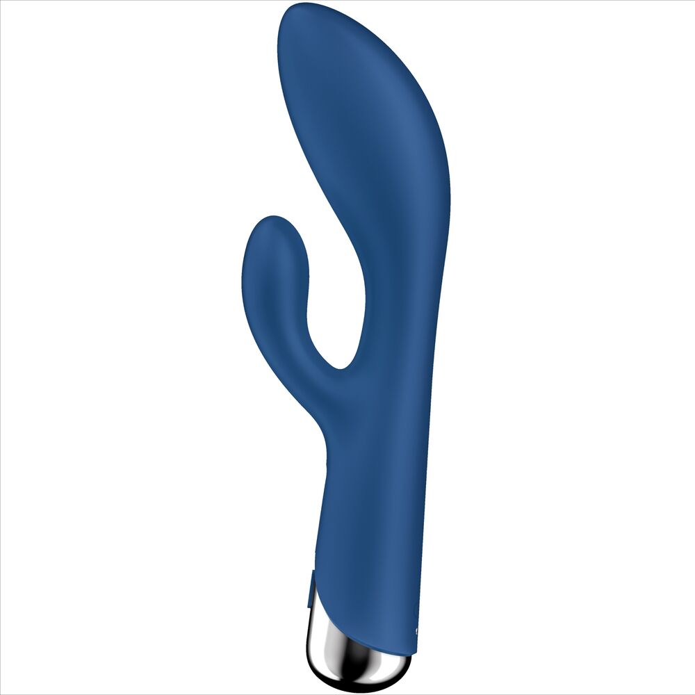 SATISFYER VIBRATOR Spinning Rabbit 1 Clitoris Stimulation Point G Bleu — vue alternative