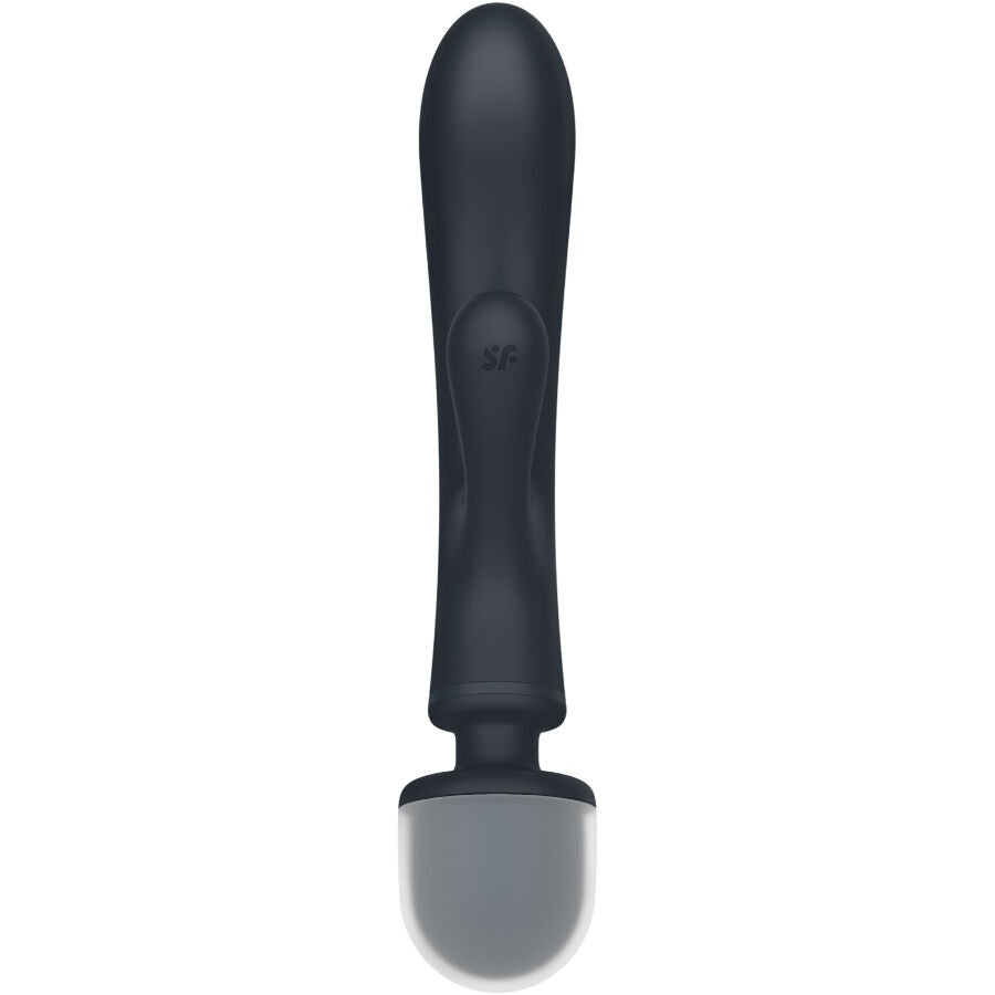 SATISFYER VIBRATOR Masseur Vibrateur Lapin Triple Lover Gris — vue arrière