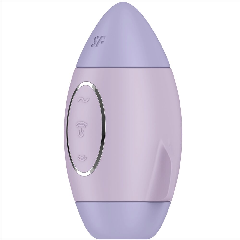 SATISFYER VIBRATOR Mission Control Petit Vibrateur Double Impulsion Lilas — vue détaillée