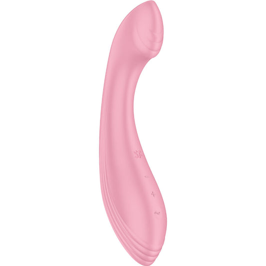 SATISFYER VIBRATOR Stimulateur Vibrateur G-Force G-Spot Rose - Aura Intime