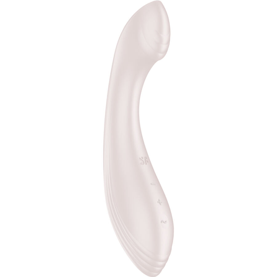 SATISFYER VIBRATOR Stimulateur Vibrateur G-Force G-Spot Beige - Aura Intime