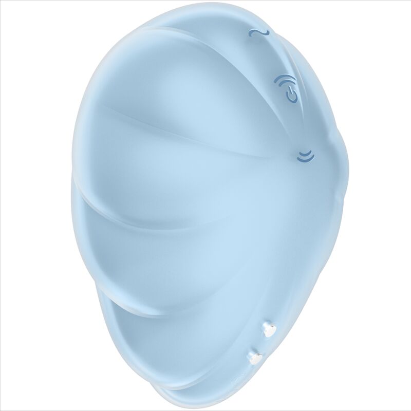 SATISFYER AIR PULSE Vibrateur Cloud Dancer Bleu Air Pulse — vue arrière