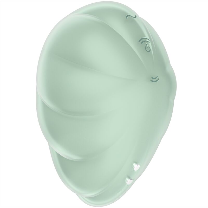 SATISFYER AIR PULSE Vibrateur Cloud Dancer Vert Air Pulse — vue arrière