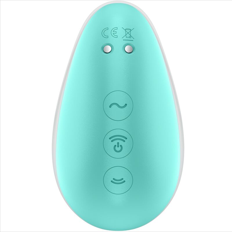 SATISFYER AIR PULSE Stimulateur Pixie Dust Bleu Air Pluse — vue arrière