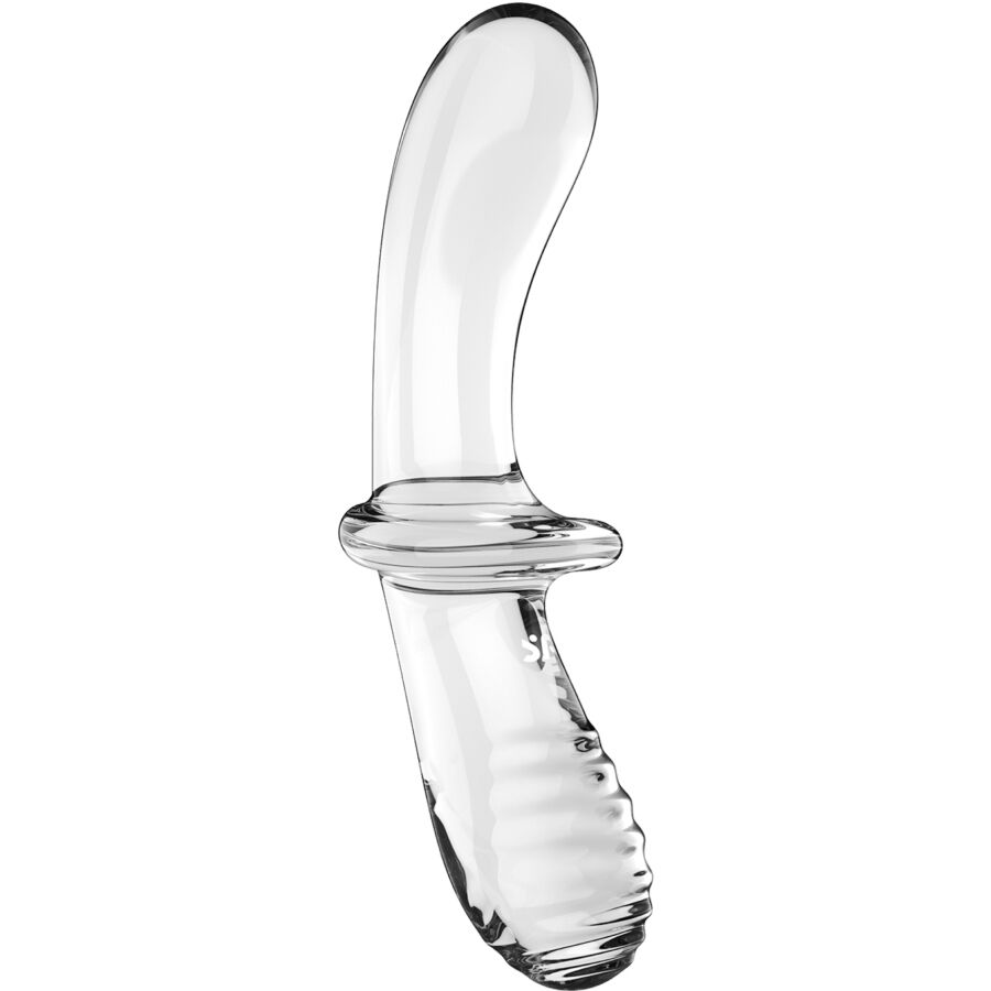 SATISFYER CRYSTAL GODE DOUBLE CRISTAL TRANSPARENT — vue alternative