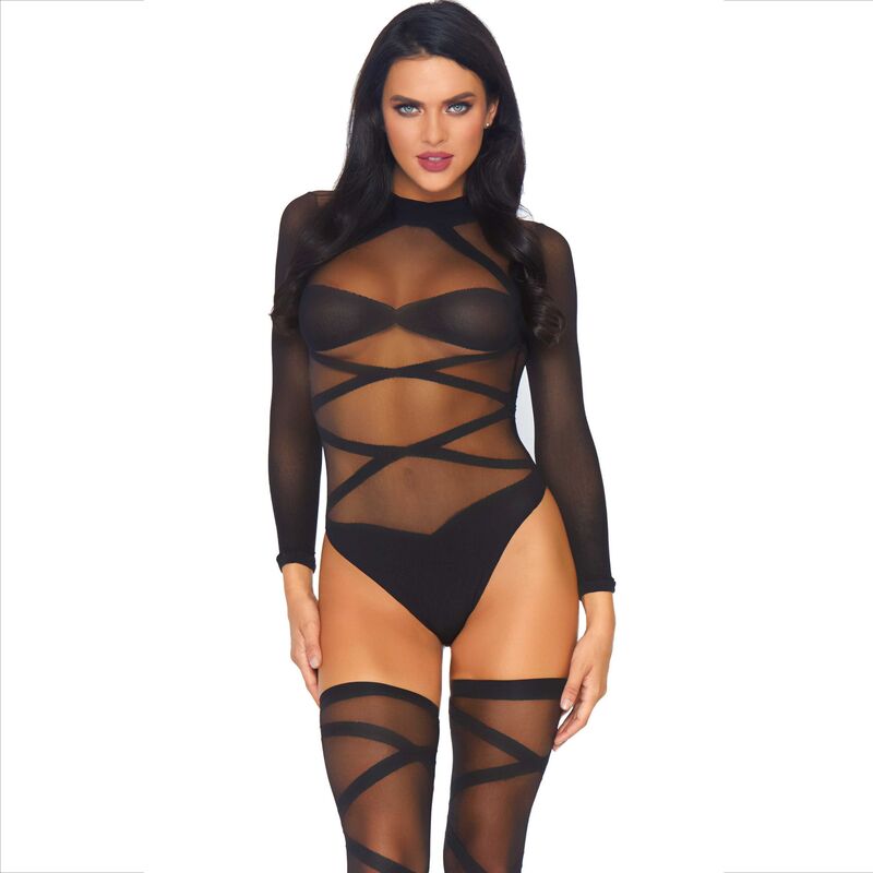 LEG AVENUE SETS Ensemble 2 Pièces Corps Cuisses - Aura Intime