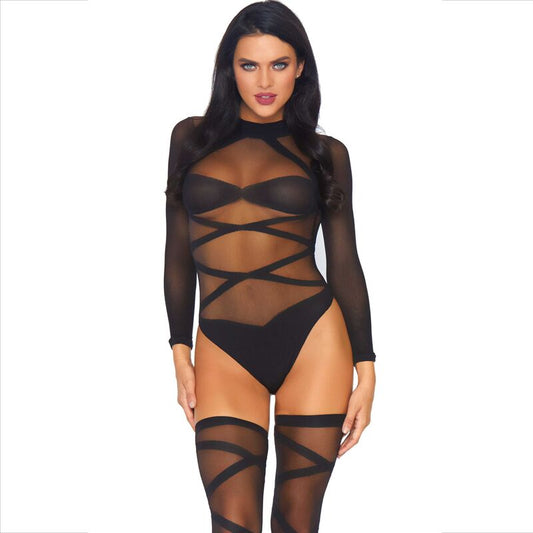 LEG AVENUE SETS Ensemble 2 Pièces Corps Cuisses - Aura Intime
