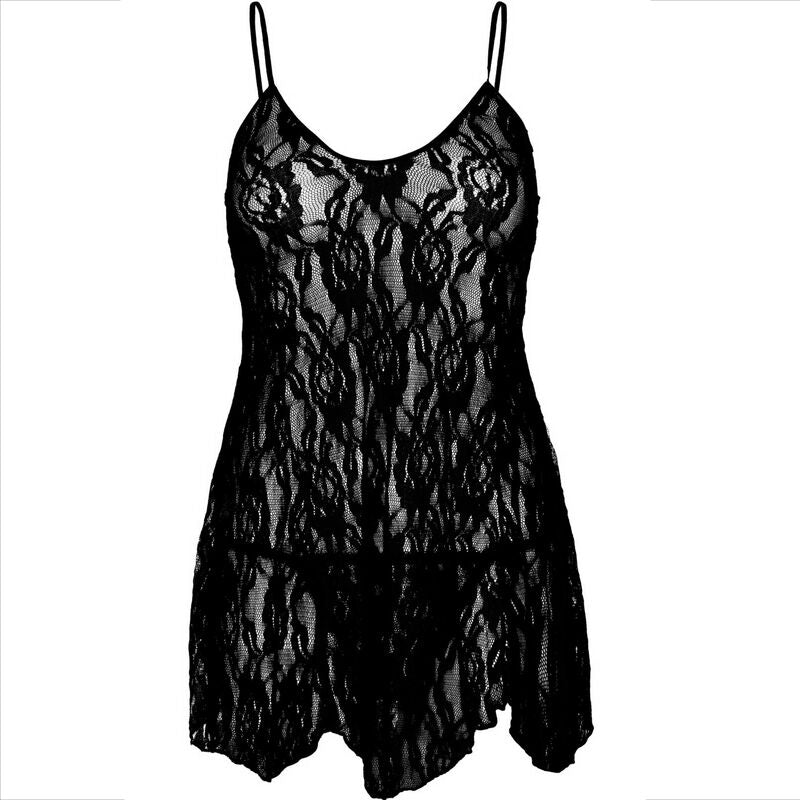 LEG AVENUE CHEMISES Chemise Dentelle Fleurie — vue alternative