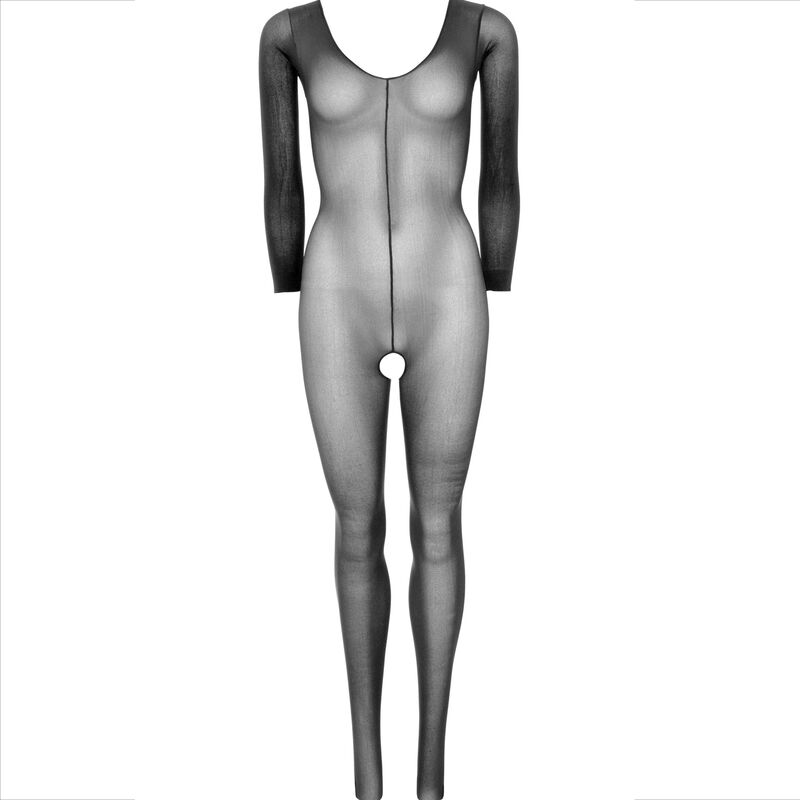 LEG AVENUE BODYSTOCKINGS Bodystocking Manches Longues Noir — accessoires inclus