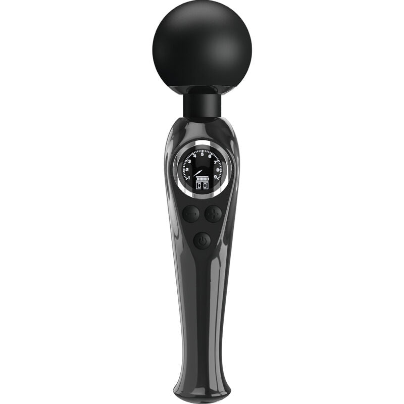 PRETTY LOVE LED Baguette Vibrateur Skyler Noir - Aura Intime