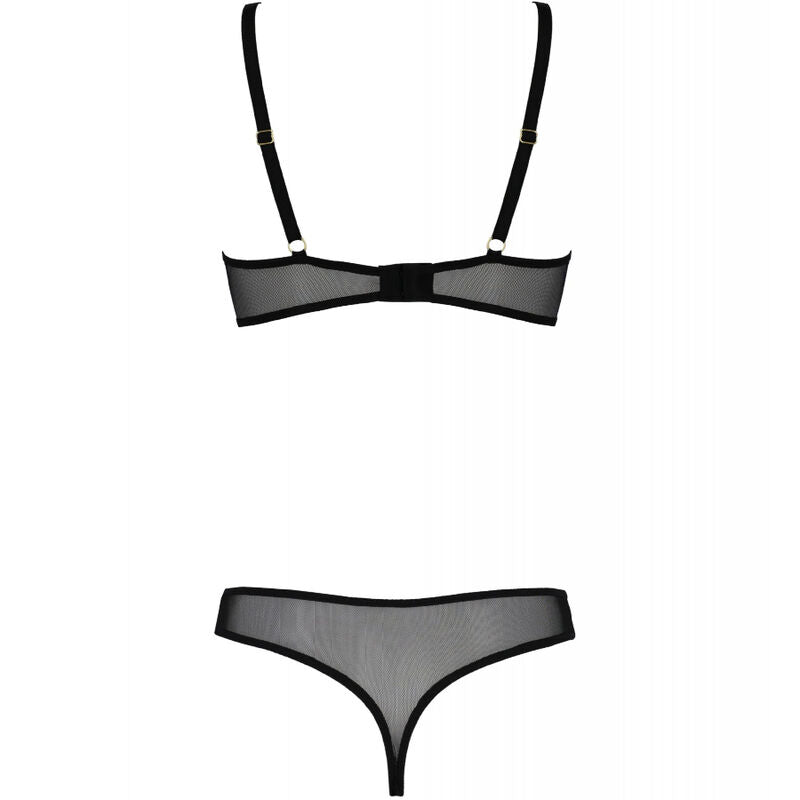 PASSION WOMAN TEDDIES Corps Marina Noir S/M — vue arrière