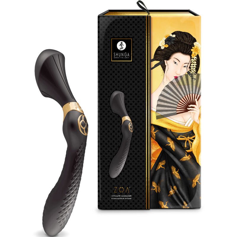 SHUNGA TOYS Masseur Intime Zoa Noir — vue alternative