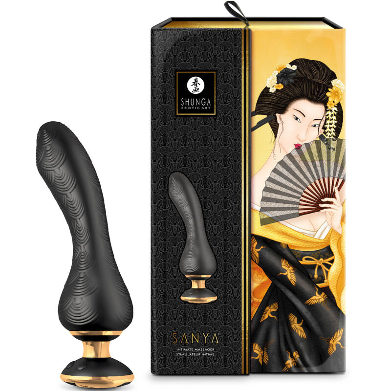 SHUNGA TOYS Masseur Intime Sanya Noir — vue arrière