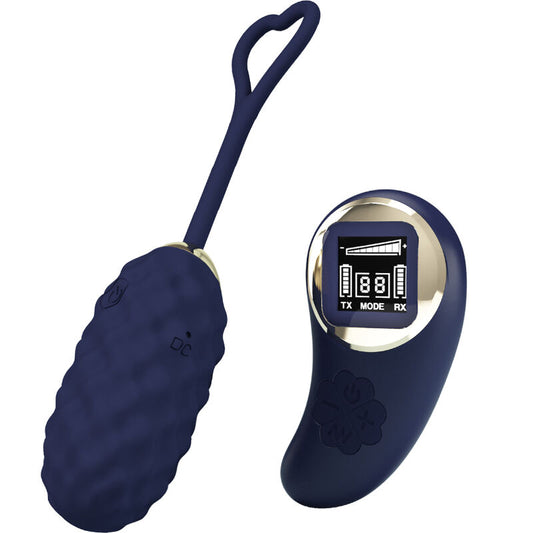 PRETTY LOVE LED Oeuf Vibrant Télécommande Vivian Blue - Aura Intime