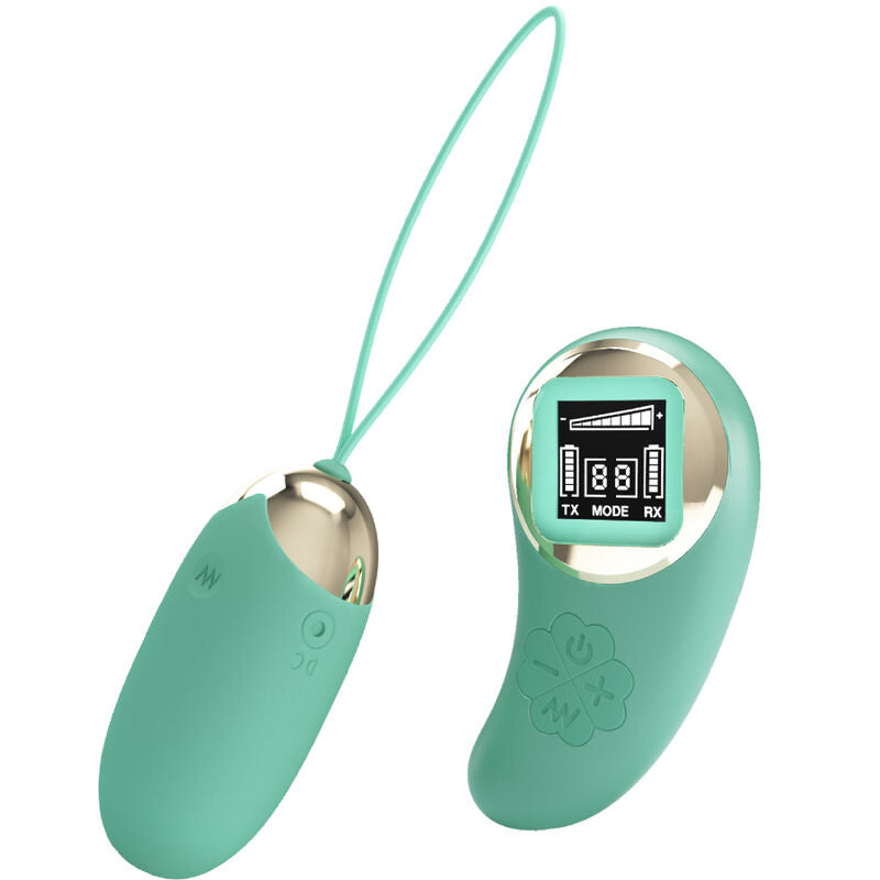 PRETTY LOVE LED Mine Doeufs Vibrants Télécommande Verte - Aura Intime