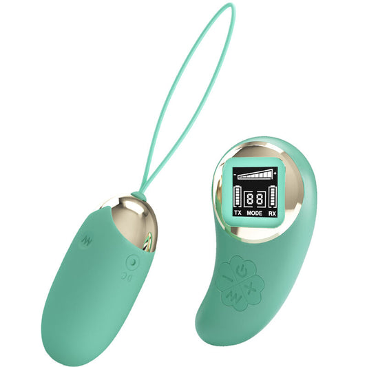 PRETTY LOVE LED Mine Doeufs Vibrants Télécommande Verte - Aura Intime
