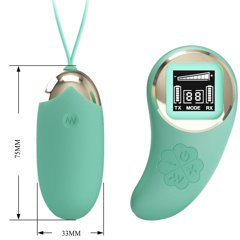 PRETTY LOVE LED Mine Doeufs Vibrants Télécommande Verte — vue alternative