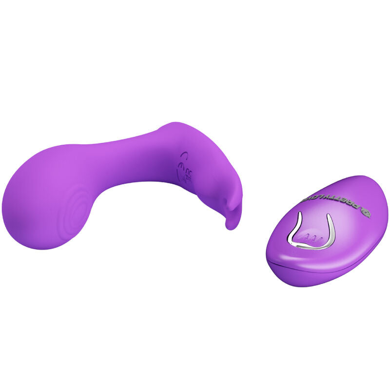 PRETTY LOVE BOTTOM Télécommande À Vibration Pulsation Idabelle Violet — vue alternative
