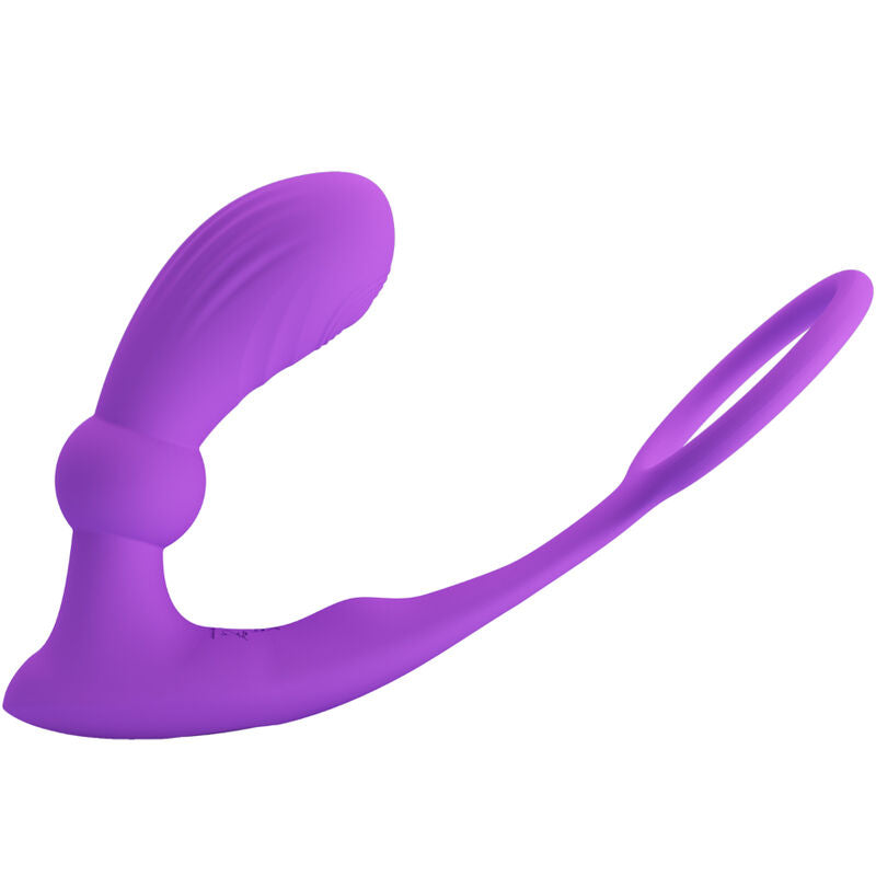 PRETTY LOVE - Warren Ring And Purple Anal Vibrator
