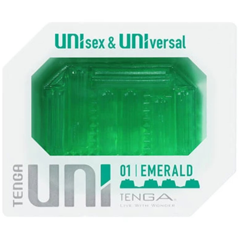 TENGA DÉ DÉS MASTURBATEUR UNI ÉMERAUDE — vue alternative