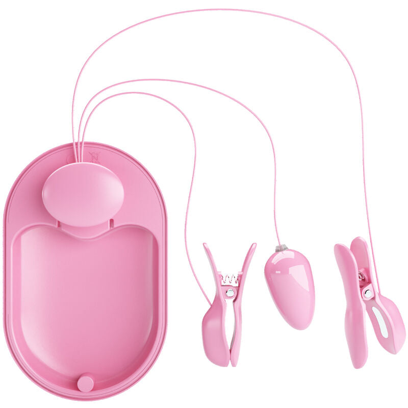PRETTY LOVE FLIRTATION BOITE SURPRISE PINCES DÉLECTRO STIMULATION ROSE - Aura Intime