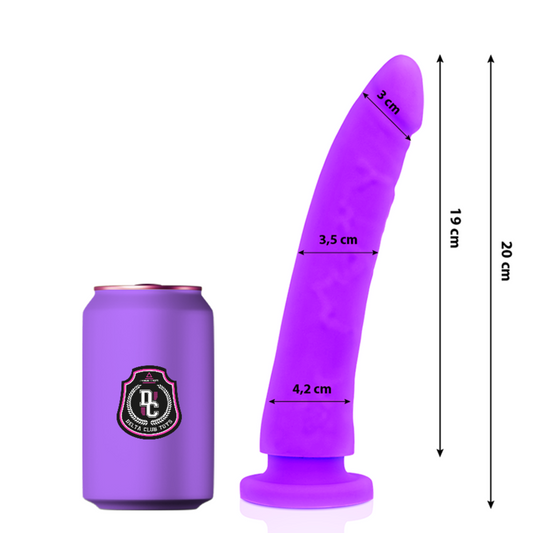 DELTACLUB TOYS GODE MÉDICAL LILAS SILICONE 20 CM -O- 4 CM - Aura Intime