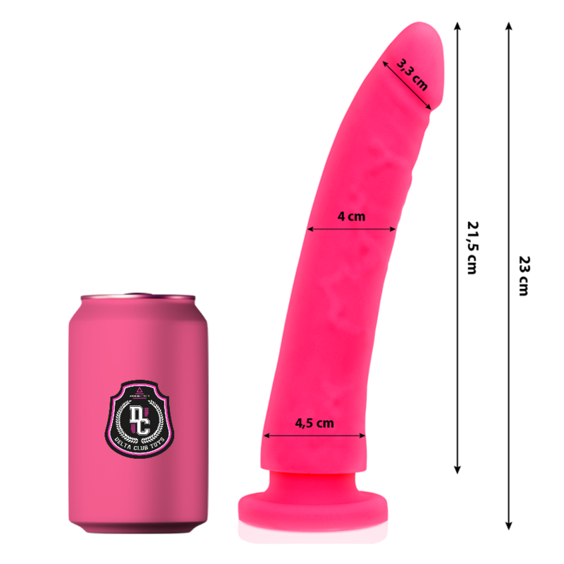 DELTACLUB TOYS GODE MÉDICAL ROSE SILICONE 23 CM -O- 4.5 CM - Aura Intime