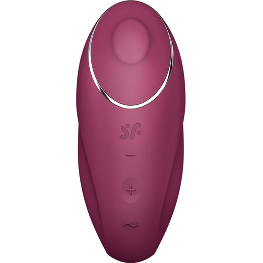 SATISFYER - Tap & Climax 1 Vibrateur Lay-On Rouge