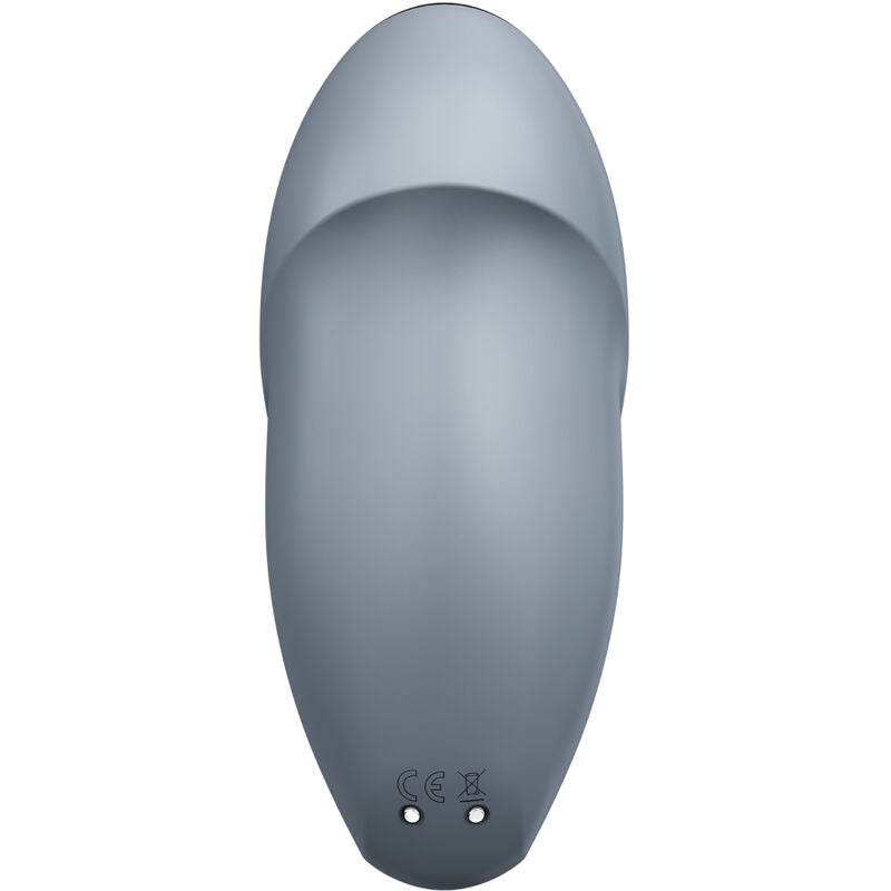 SATISFYER - Tap & Climax 1 Vibrateur Lay-On Gris