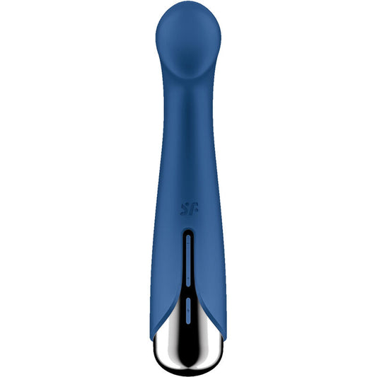 SATISFYER VIBRATOR SPINNING G-SPORT 1 VIBRATEUR ROTATOR BLEU - Aura Intime