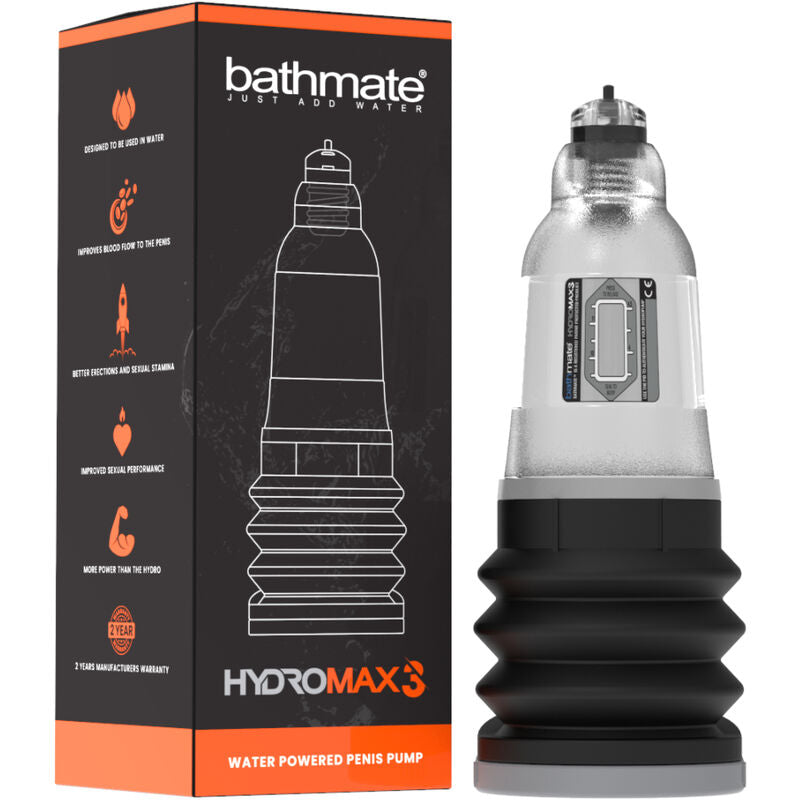 BATHMATE Hydromax 3 Transparent — vue détaillée