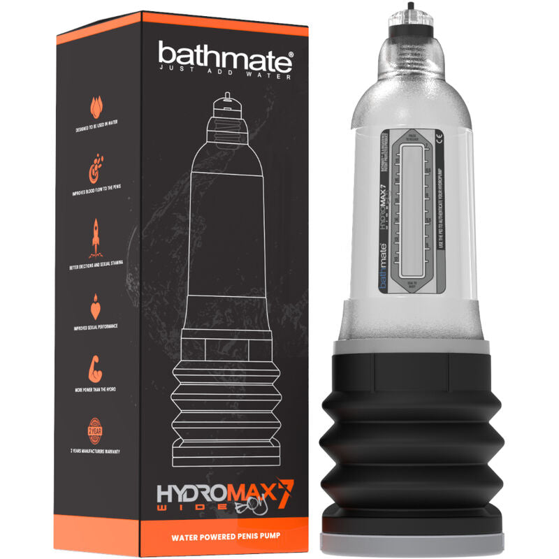 BATHMATE Hydromax 7 Wide Boy X30 Transparent — vue détaillée
