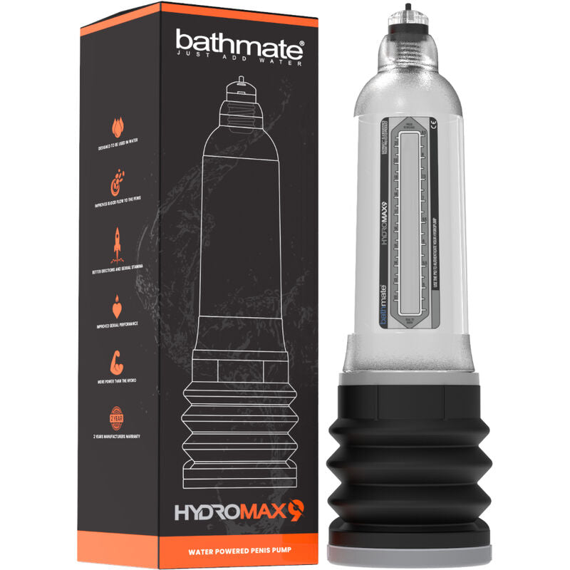 BATHMATE Hydromax 9 Pompe Daugmentation Pénis Transparente — vue détaillée