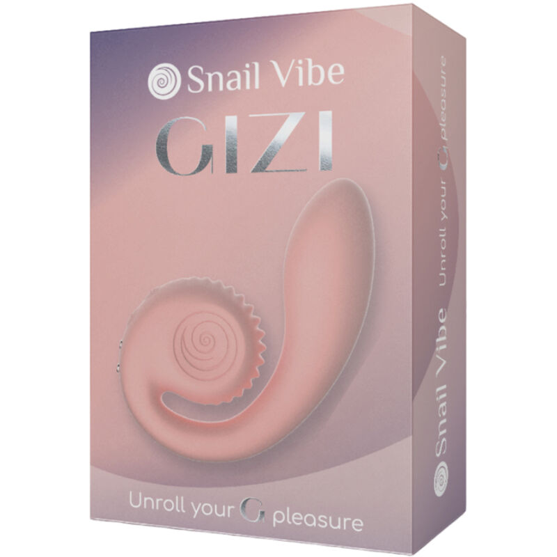 SNAIL VIBE Stimulateur Double Gizi Rose — vue arrière