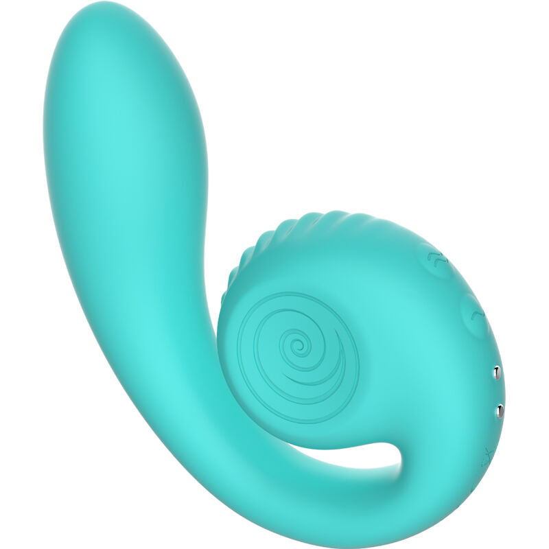 SNAIL VIBE Stimulateur Double Gizi Turquoise - Aura Intime