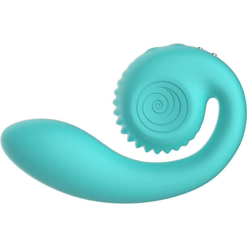 SNAIL VIBE Stimulateur Double Gizi Turquoise — vue alternative