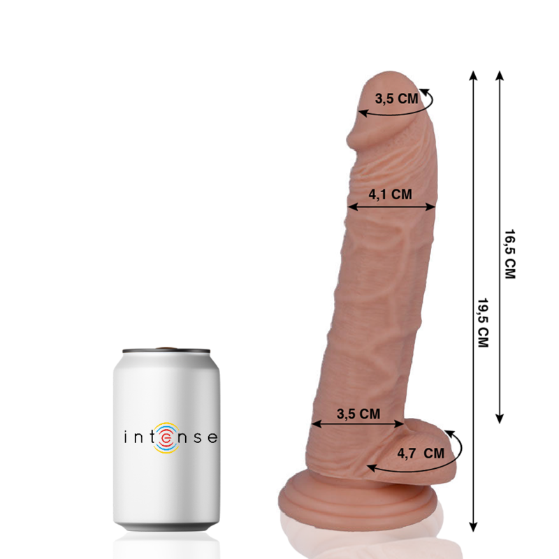 MR. INTENSE DILDOS 15 PÉNIS RÉALISTE 19.5 CM -O- 4.1 CM — vue détaillée