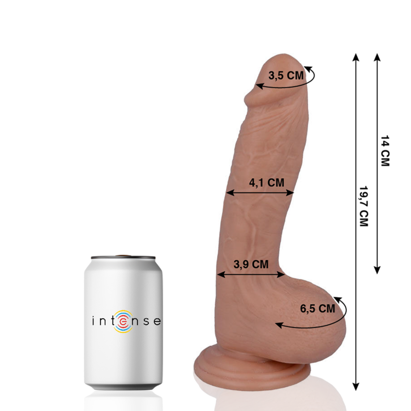 MR. INTENSE DILDOS 17 PÉNIS RÉALISTE 19.7 CM -O- 4.1 CM — vue détaillée