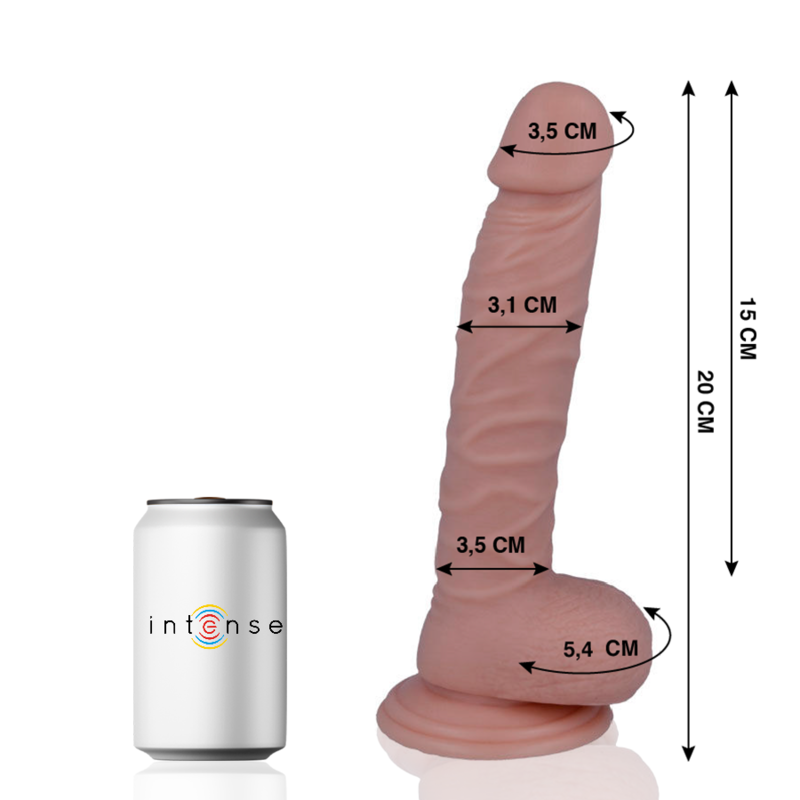 MR. INTENSE DILDOS 19 PÉNIS RÉALISTE 20 CM -O- 3.1 CM — vue détaillée