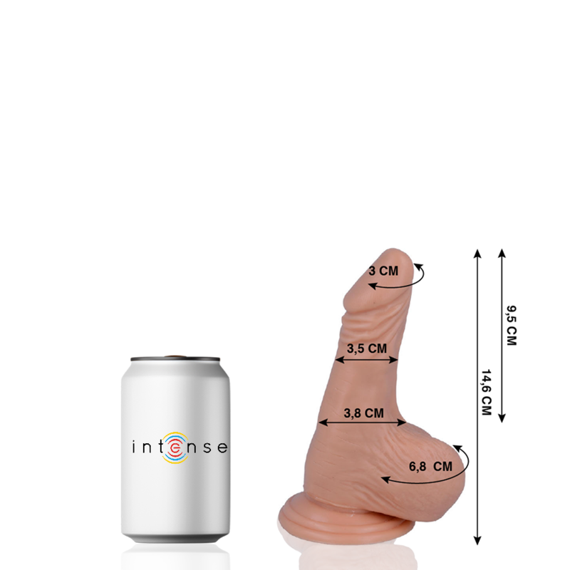 MR. INTENSE DILDOS 1 PÉNIS RÉALISTE 14.6 CM -O- 3.5 CM — vue détaillée