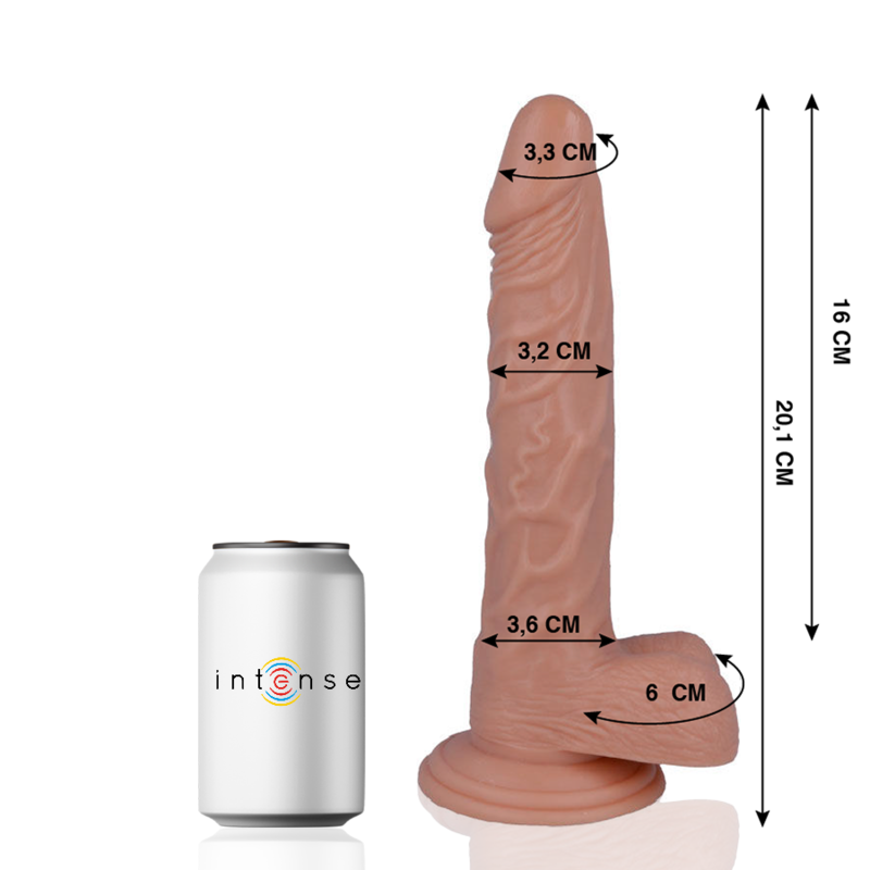 MR. INTENSE DILDOS 21 PÉNIS RÉALISTE 20.1 CM -O- 3.2 CM — vue détaillée