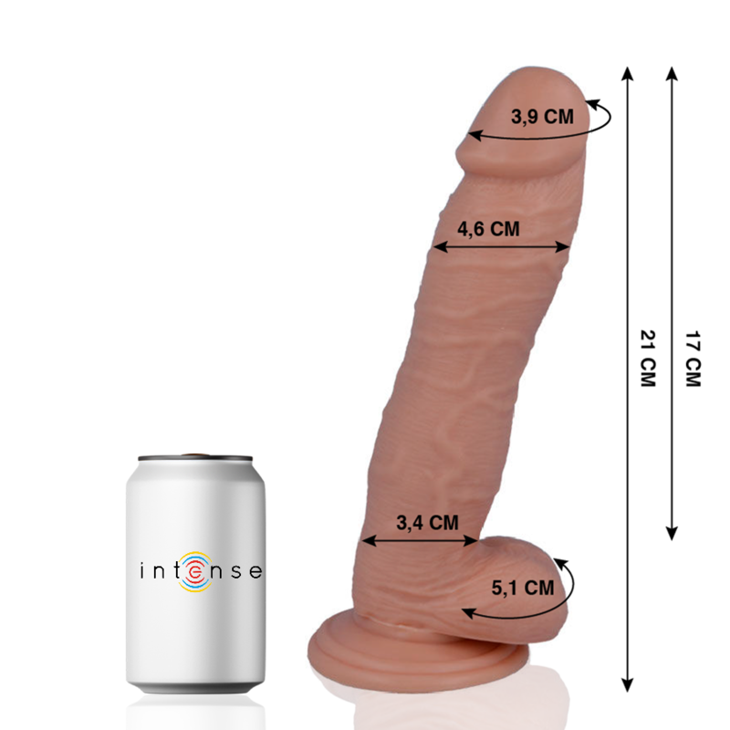MR. INTENSE DILDOS 24 PÉNIS RÉALISTE 21 CM -O- 4.6 CM — vue détaillée